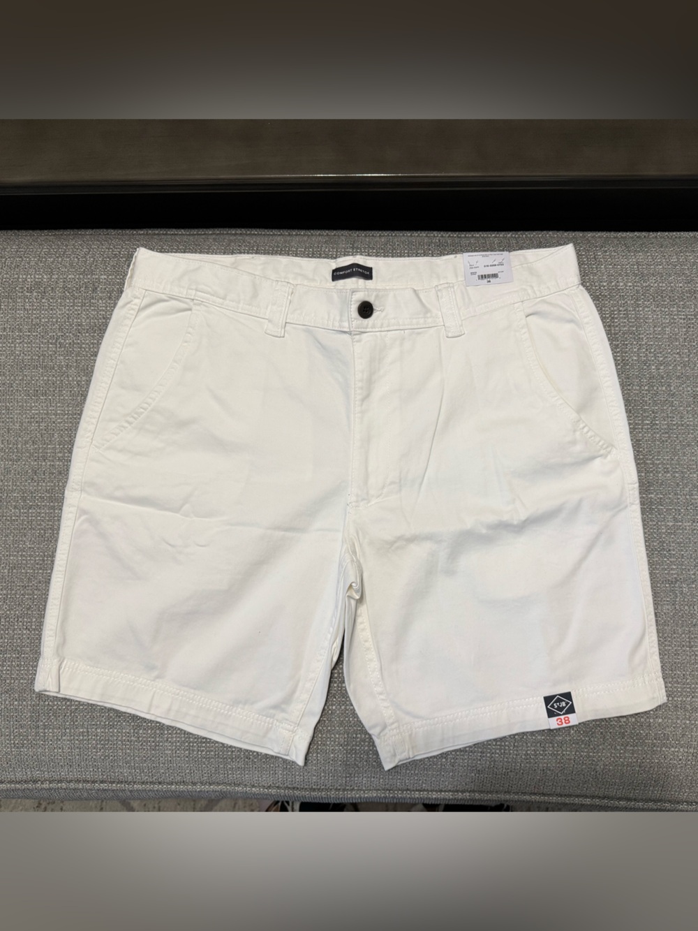 Men’s White Denim Shorts - Clean Classic Style